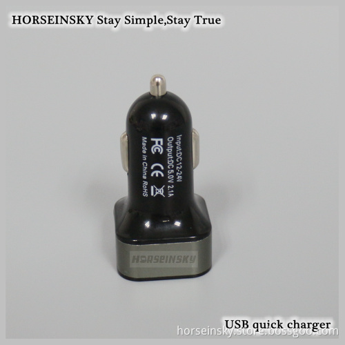 Wholesale Fast Charging Portable 2.1A Dual Car Charger for Samsung